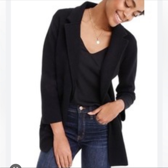 J Crew Sophie open-front sweater-blazer Style J0244 Navy - Picture 10 of 10